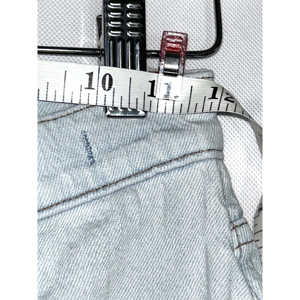 Madewell Balloon Jeans Distressed Barrel Light Wash High Rise Mom Jeans Size 23 - Picture 11 of 16